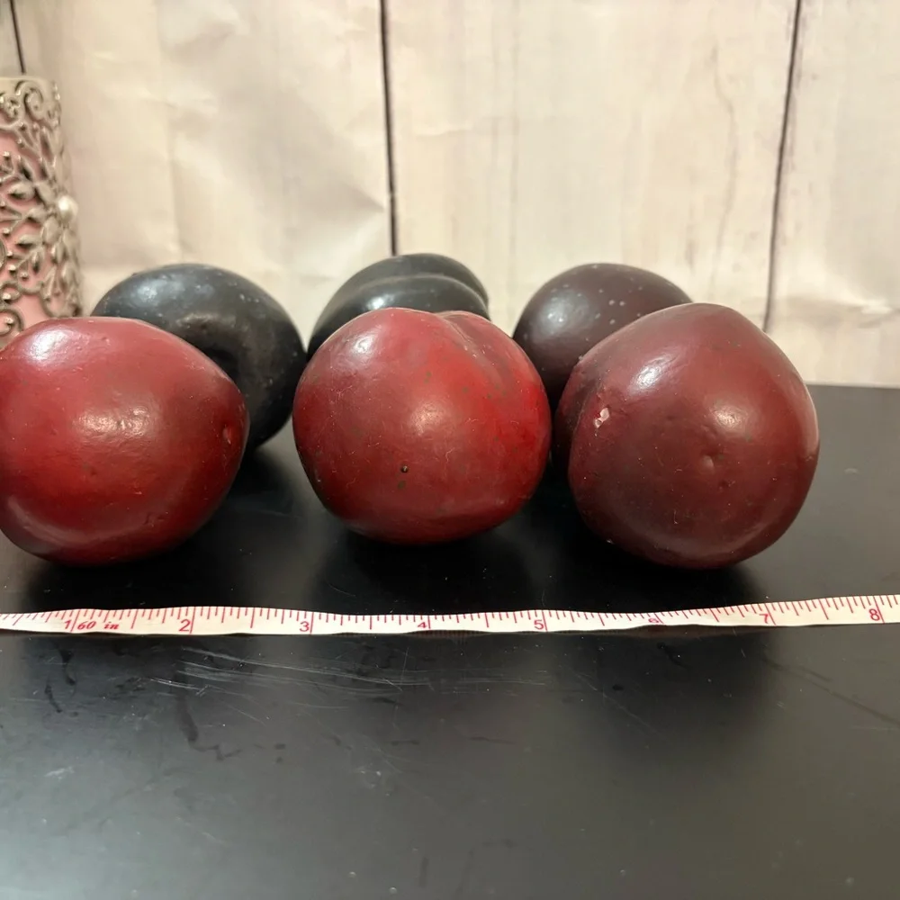 Elegant Red and Black Decorative Plums